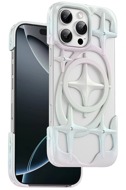 Keephone Apple iPhone 16 Pro Max Stella Magsafe Kılıf - Beyaz