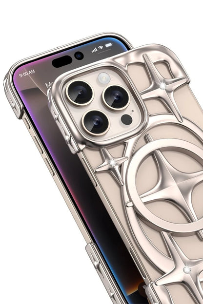 Keephone Apple iPhone 16 Pro Max Stella Magsafe Kılıf - Beyaz