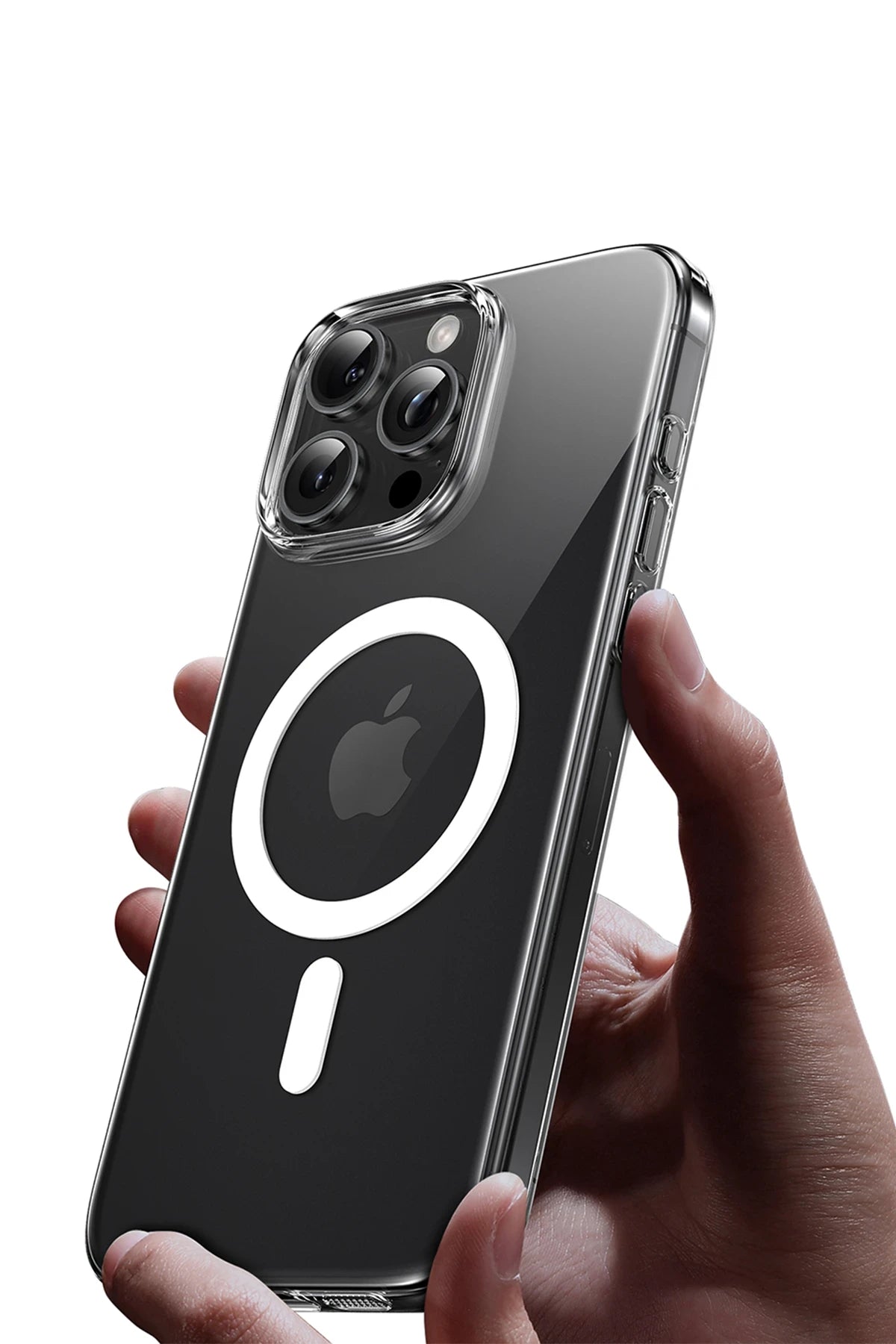 Keephone Apple iPhone 16 Pro Max X-Crystal Slim Magsafe Kılıf - Şeffaf