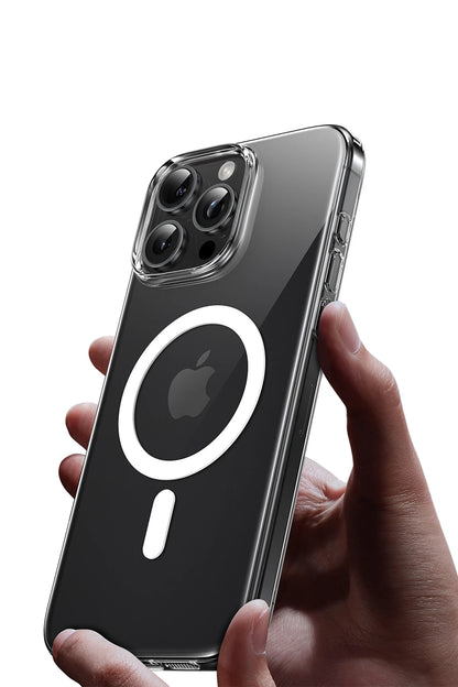 Keephone Apple iPhone 16 Pro Max X-Crystal Slim Magsafe Kılıf - Şeffaf