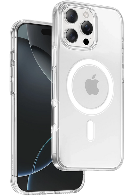 Keephone Apple iPhone 16 Pro Non Yellow Şeffaf Magsafe Kılıf - Şeffaf