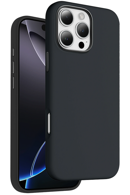 Keephone Apple iPhone 16 Pro Rosana Silikon Kılıf - Siyah