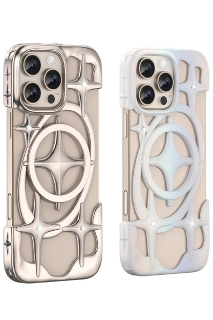 Keephone Apple iPhone 16 Pro Stella Magsafe Kılıf - Beyaz
