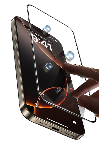 Keephone Apple iPhone 16 Pro UltraCurve HD 3D Cam Ekran Koruyucu - Siyah