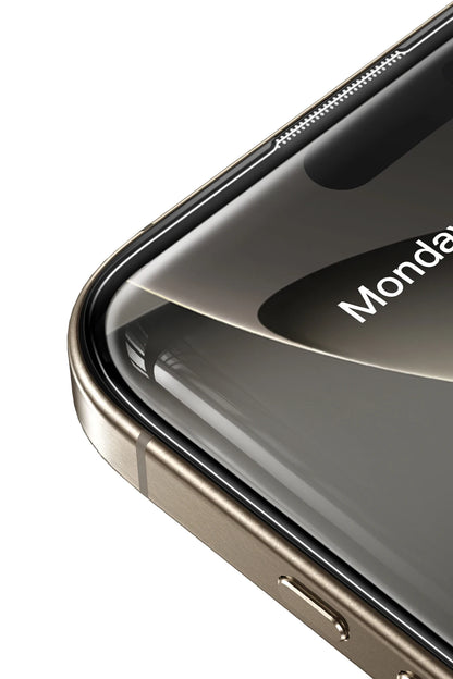 Keephone Apple iPhone 16 Pro UltraCurve HD 3D Cam Ekran Koruyucu - Siyah