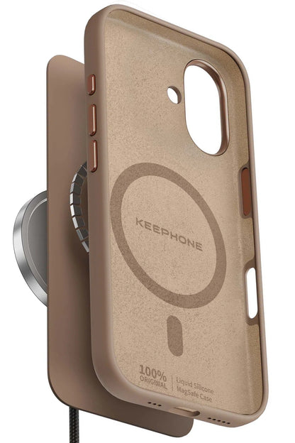 Keephone Apple iPhone 16 Rosana Silikon Kılıf - Siyah