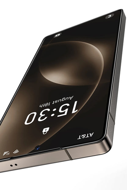 Keephone Samsung Galaxy S25 Ultra Delux Full Glue 2.5D Cam Ekran Koruyucu - Siyah
