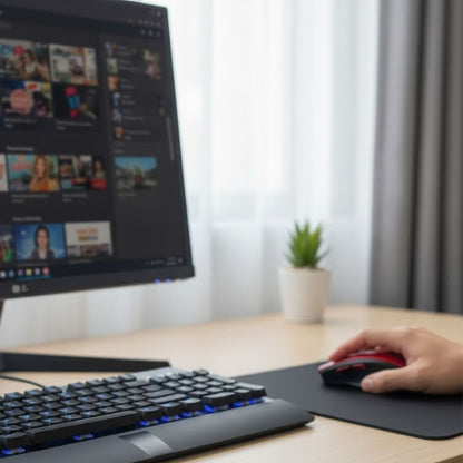 Kırmızı Renkli Baş Parmak Destekli Ergonomik Sessiz Kablosuz Mouse – USB Alıcılı, Ofis ve Oyun İçin Konforlu Bilgisayar Faresi MS6300 (5643)