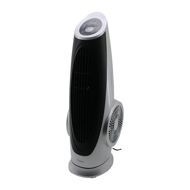KİWİ KFAN-7690 KULE TİPİ TURBO FAN VANTİLATÖR KUMANDALI - DOKUNMATİK EKRAN 130W 3 KADEME HIZ Y: 75CM (5643)