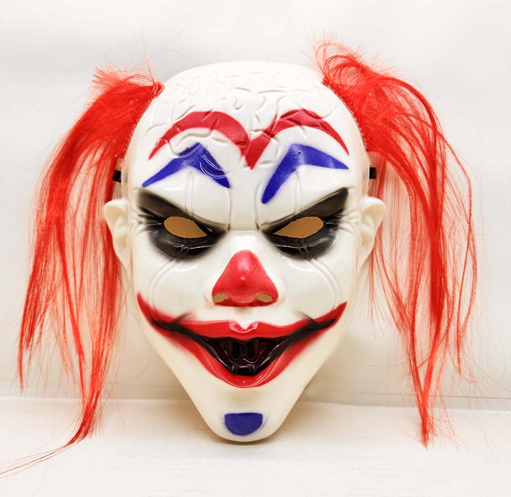 Kızıl Saçlı Joker Palyaço Maskesi (5643)