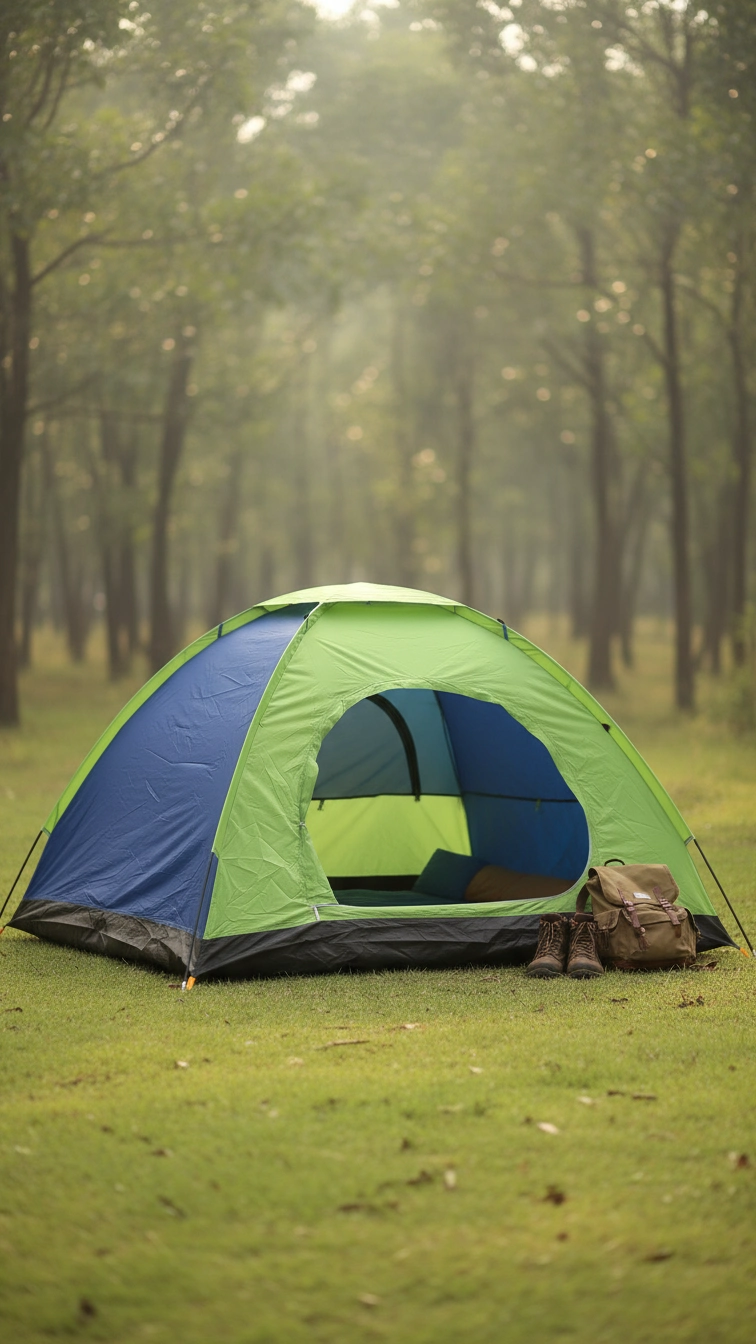 Kolay Kurulumlu Pratik Kamp Çadırı 6 Kişilik (220x250x150)