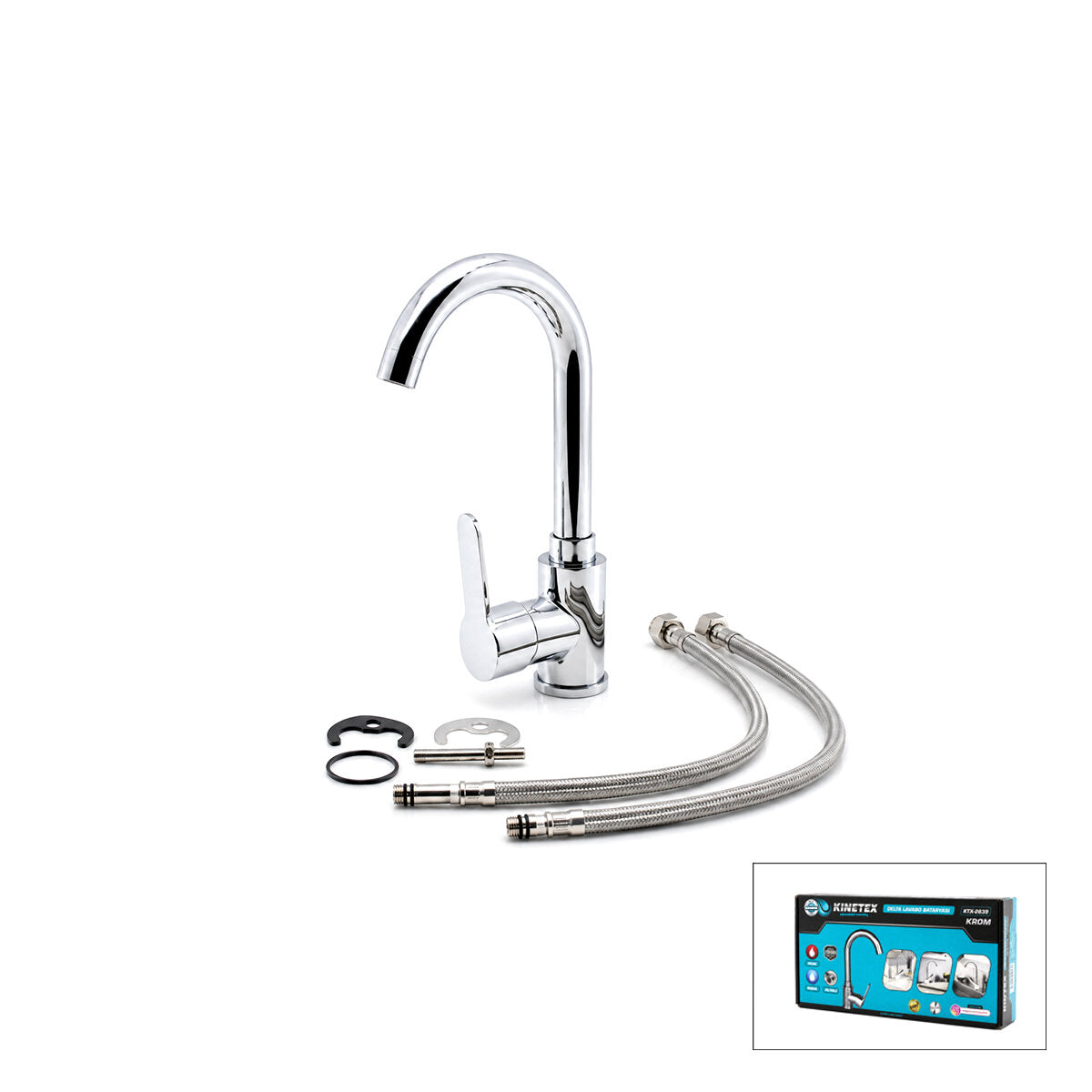 KROM DELTA LAVABO BATARYASI AÇ KAPA KTX-2639 (5643)