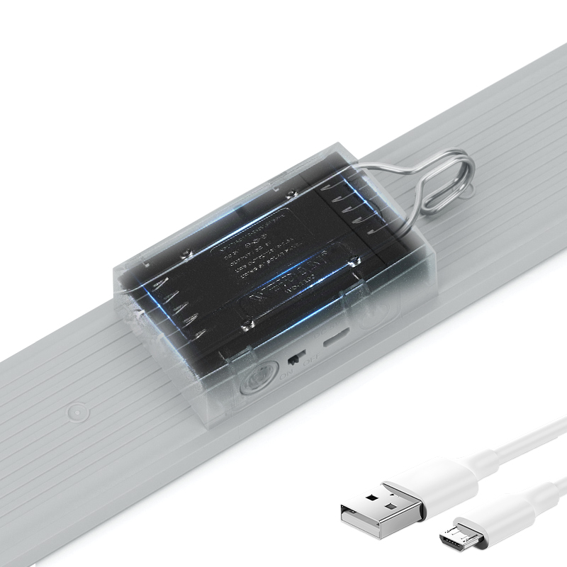 KUMANDALI - ZAMAN - IŞIK GÜCÜ AYARLI METAL ASKILI - USB ŞARJLI LAMBA FENER 20SMD LED (5643)