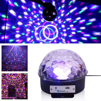 Küre Disko Topu Müzik Çalar Renkli Lazer Işıklı Bluetooth (5643)