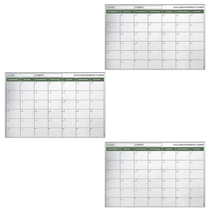 Manyetik Yapışkanlı Bir Aylık Program Planlayıcı Takvim 85x56 cm (5643)