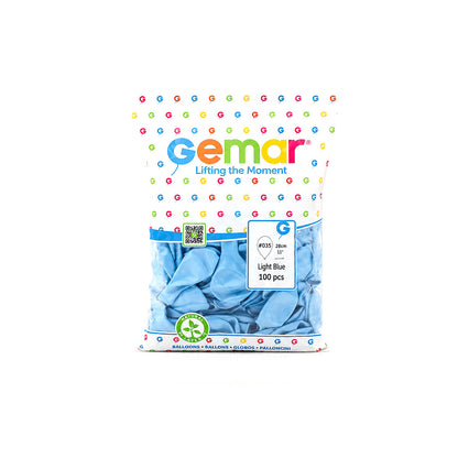 METALİK - AÇIK MAVİ BALON 11 INC - 28CM - 100PCS (5643)