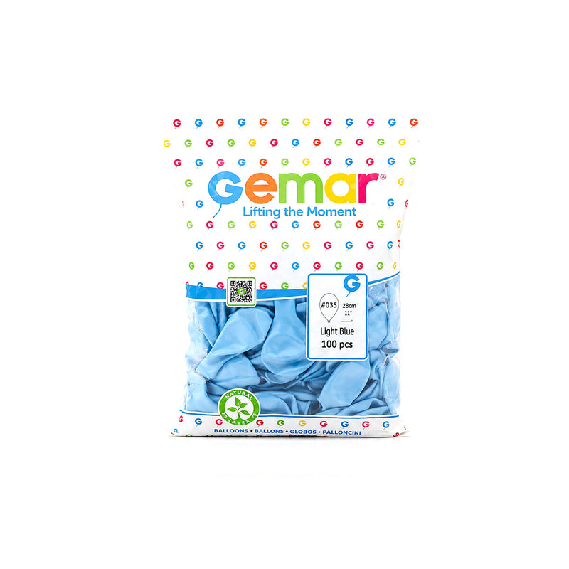 METALİK - AÇIK MAVİ BALON 11 INC - 28CM - 100PCS (5643)