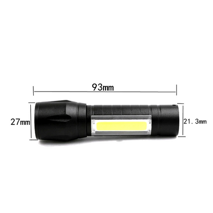 Mini Çok Güçlü Şarjli El Feneri Xpe-cob Led Wt-030