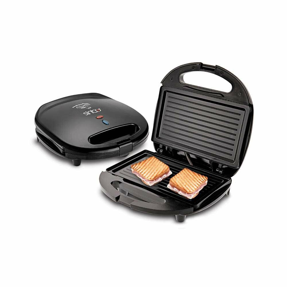 MİNİ GRANİT ELEKTRİKLİ TOST MAKİNESİ 2 TOST YAPIŞMAZ YÜZEY 750W SSM-2513 (5643)