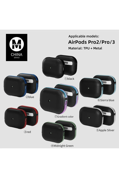 Movenchy Apple Airpods 3 (3.nesil) MO-A8 Armor Kılıf - Siyah