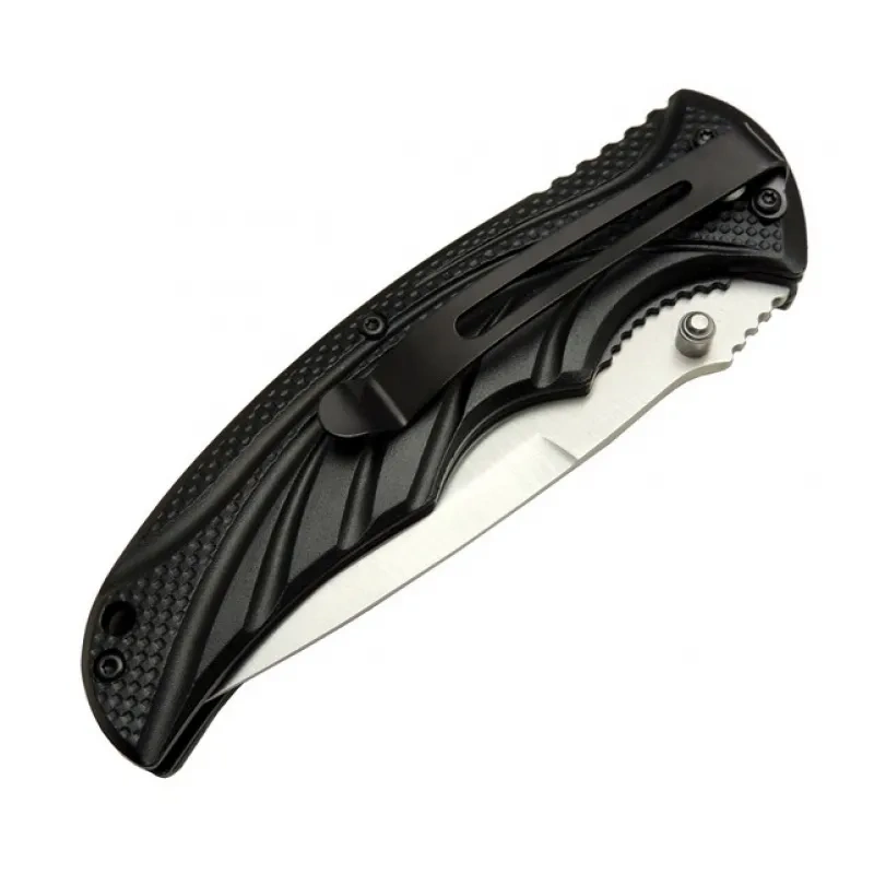 Mtech Handsome 451 Gri Kamp Çakı 21cm - Yarı Otomatik, Kemerlikli