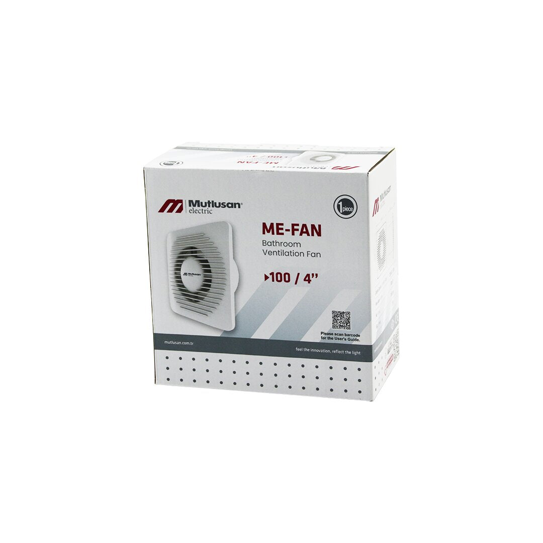 MUTLUSAN-001 211 000 100 00 00 ME-FAN 1004"BANYO TUVALET HAVALANDIRMA ASPİRATÖRÜ 12W 2450RPM 100M3/H (5643)