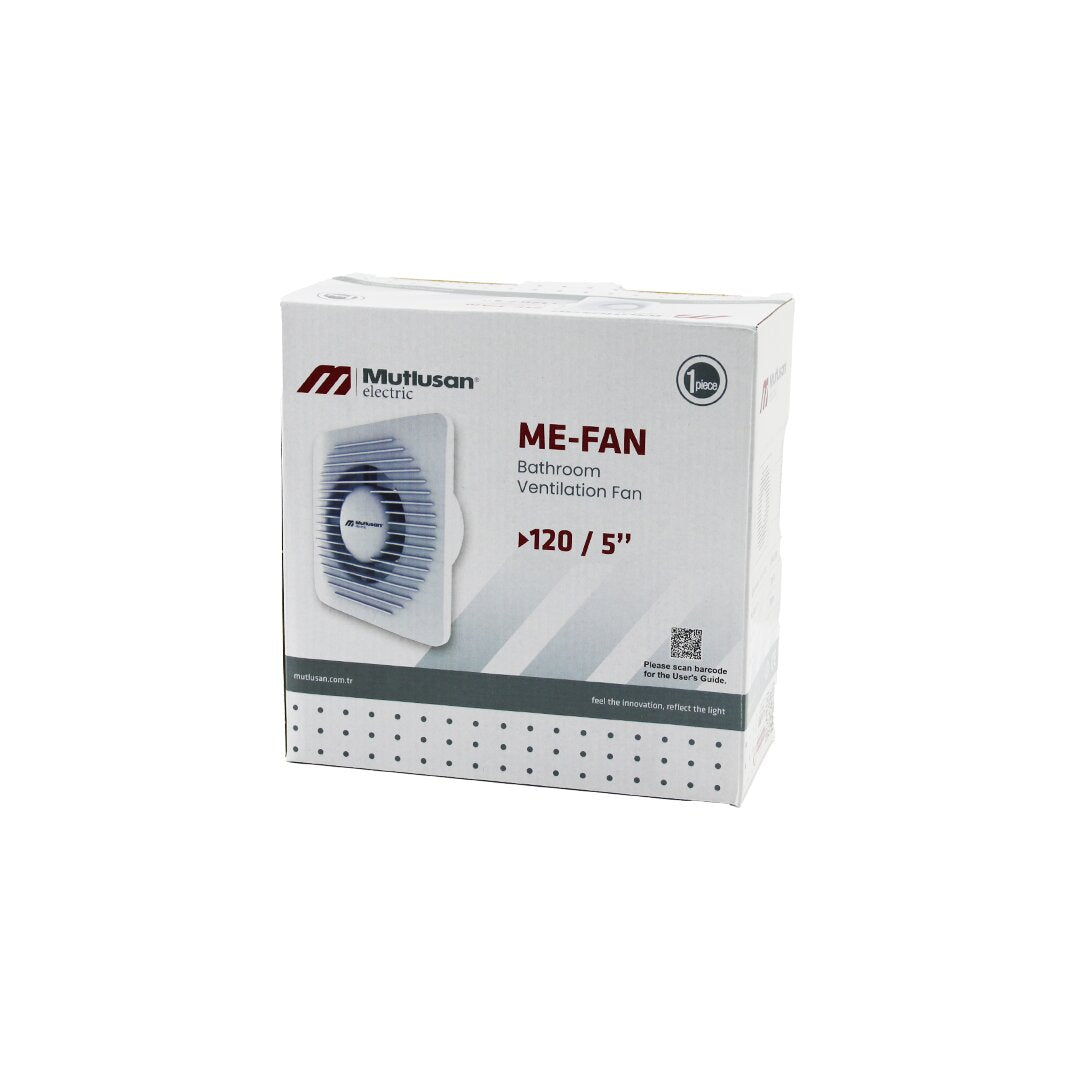 MUTLUSAN-001 211 000 120 00 00 ME-FAN 120/5" BANYO TUVALET HAVALANDIRMA ASPİRATÖRÜ 15W 1900RPM 120M3/H (5643)