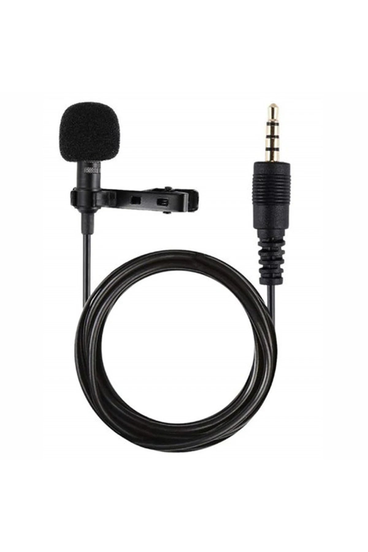 Newface 3.5mm Jak 1.5 Metre Double Mikrofon - Siyah