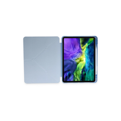 Newface Apple İpad 10.2 (8.nesil) Kılıf Kalemlikli Mars Tablet Kılıfı - Mavi