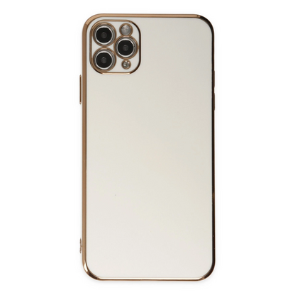 Newface Apple İphone 11 Pro Max Kılıf Volet Silikon - Beyaz