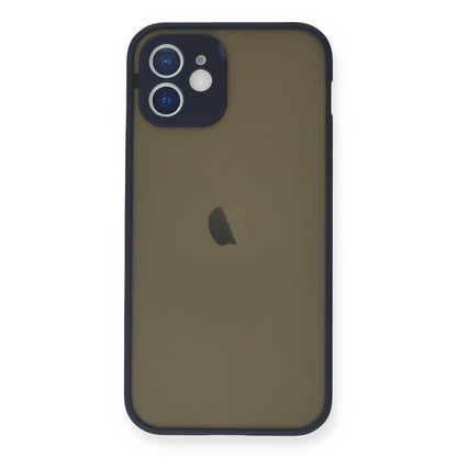 Newface Apple İphone 12 Mini Kılıf Montreal Silikon Kapak - Lacivert