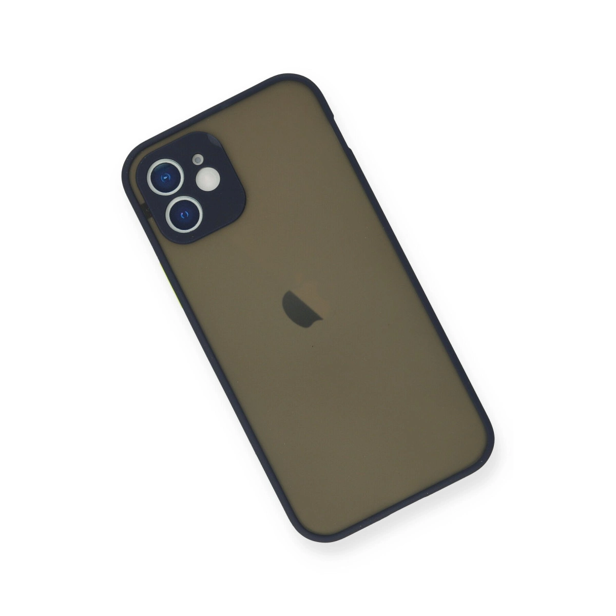 Newface Apple İphone 12 Mini Kılıf Montreal Silikon Kapak - Lacivert