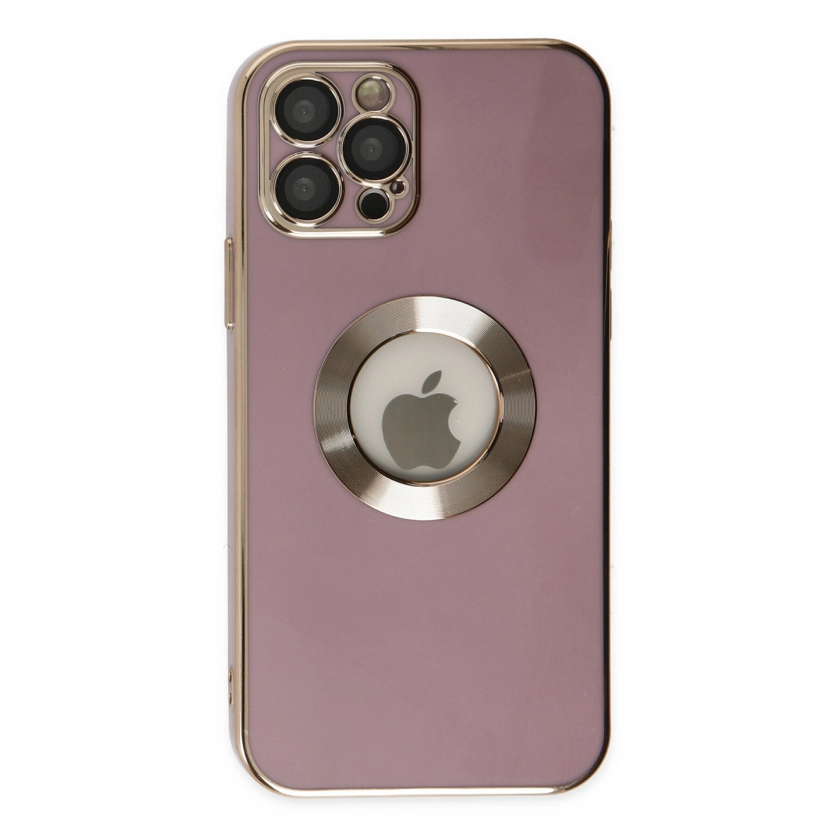 Newface Apple İphone 12 Pro Kılıf Store Silikon - Mor