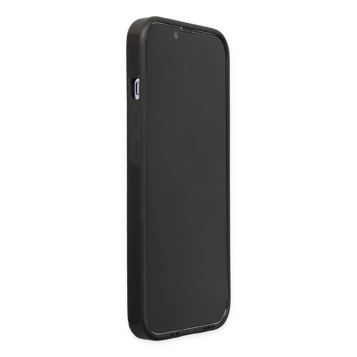 Newface Apple İphone 13 Pro Kılıf Mega Standlı Silikon - Siyah