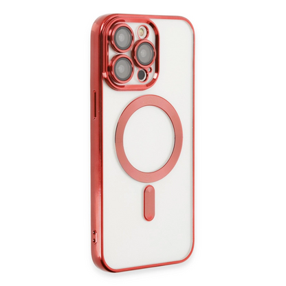 İphone 14 Pro Kılıf Kross Magneticsafe Kapak - Kırmızı