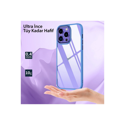 İphone 14 Pro Kılıf Power Silikon - Lila