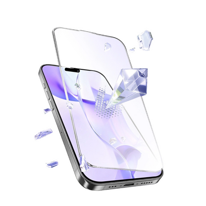 İphone 15 Pro Bilvis 5in1 3d Magic Cam Ekran Koruyucu - Siyah