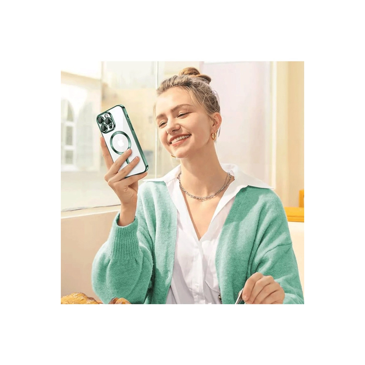 İphone 15 Pro Kılıf Kross Magneticsafe Kapak - Lacivert