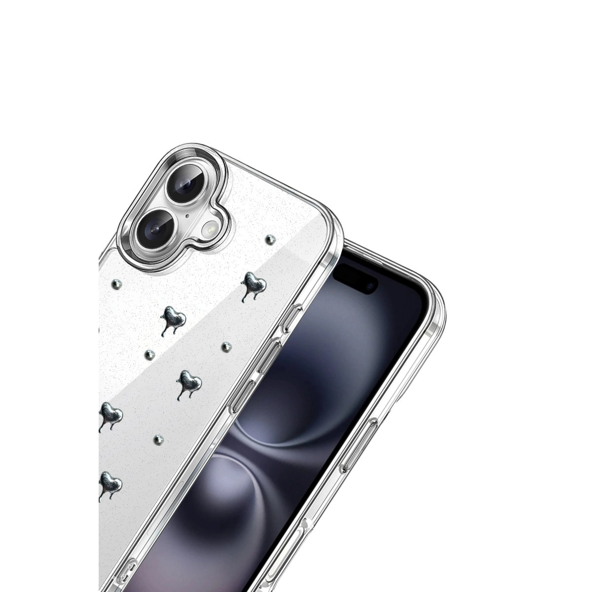 İphone 16 Plus Fiyonk Desenli Kapak - Desen 1