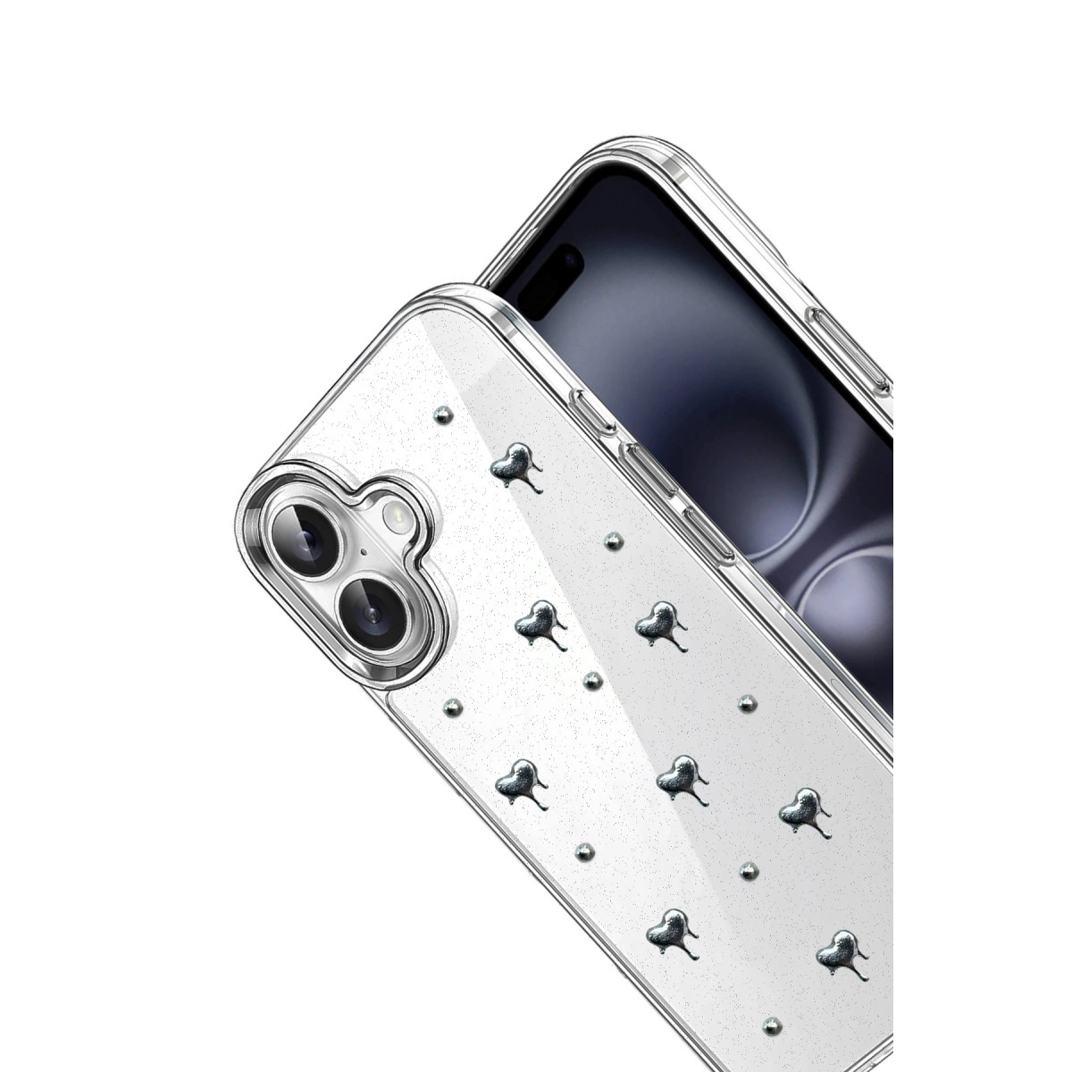 İphone 16 Plus Fiyonk Desenli Kapak - Desen 1