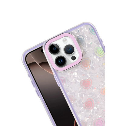 İphone 16 Pro Lumi Desenli Kapak - Mor