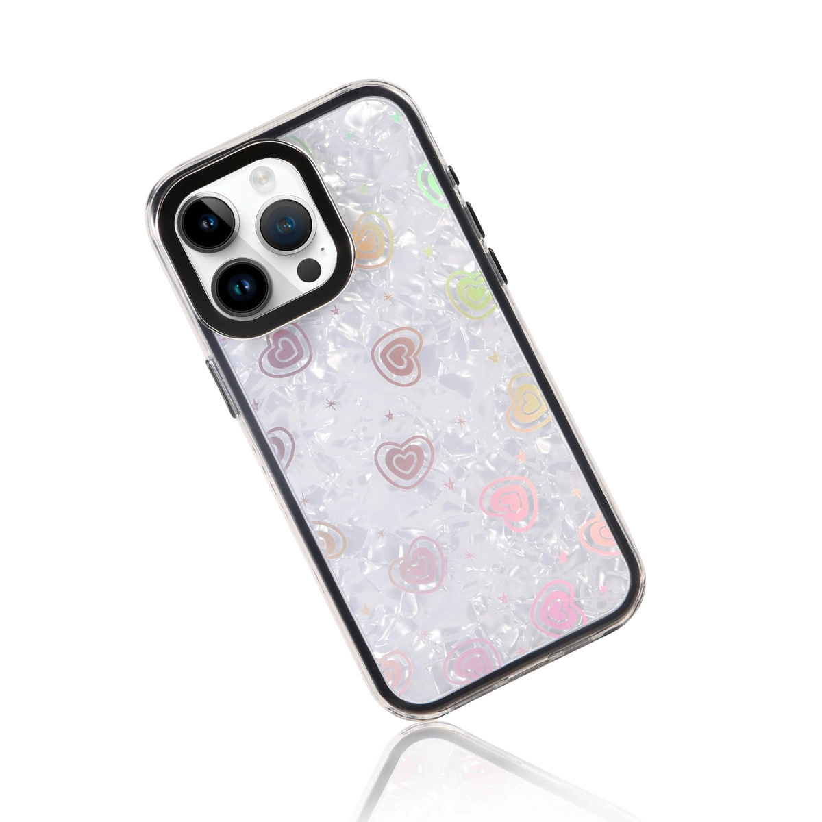 İphone 16 Pro Max Lumi Desenli Kapak - Siyah