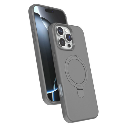 İphone 16 Pro Regal Magsafe Standlı Kapak - Titan Gri