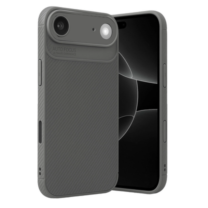 İphone 17 Air Auto Focus Karbon Kapak - Gri