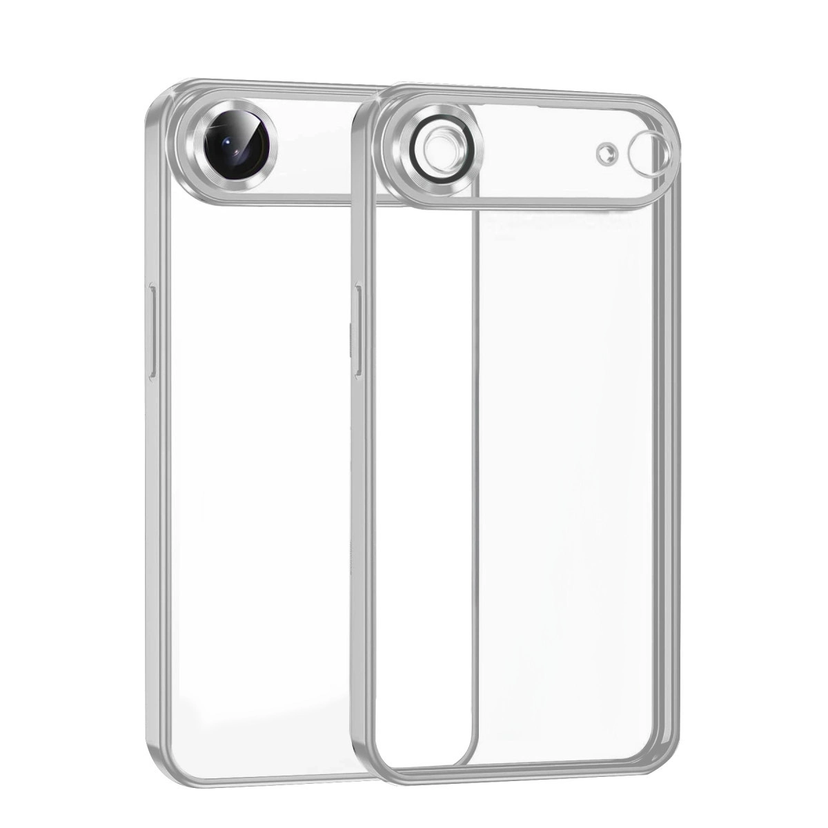 İphone 17 Air Razer Lensli Silikon - Gümüş