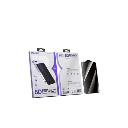 İphone 17 Bilvis 5d Privacy Diamond Hayalet Cam Ekran Koruyucu
