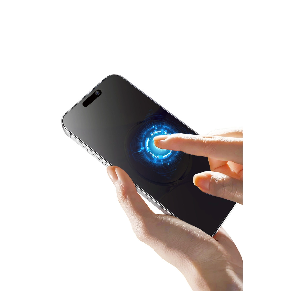 İphone 17 Bilvis 5in1 5d Magic Hayalet Cam Ekran Koruyucu - Siyah
