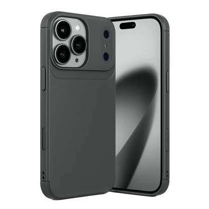 İphone 17 Pro Auto Focus Karbon Kapak - Gri