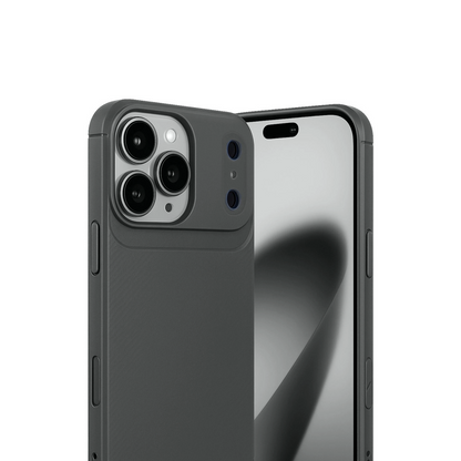 İphone 17 Pro Auto Focus Karbon Kapak - Gri