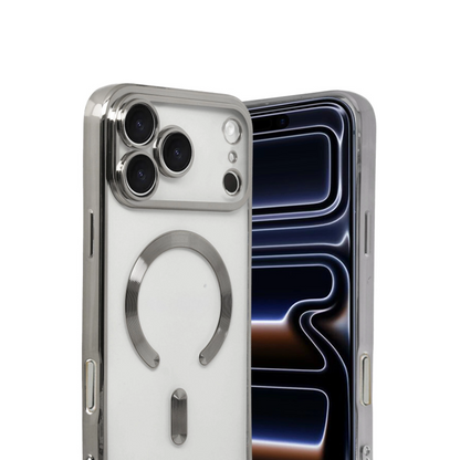 İphone 17 Pro Kross Magneticsafe Kapak - Gümüş